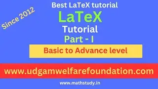 LaTeX Tutorial for Beginners, Learn LaTeX Free, LaTeX Step by Step Guide, LaTeX Basics Tutorial