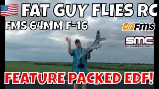 FMS 64MM F-16 A WHOLE LOT OF JET FOR THE PRICE by FGFRC #aviation #rc