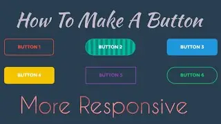 Design Button With Different Effect Using HTML and CSS