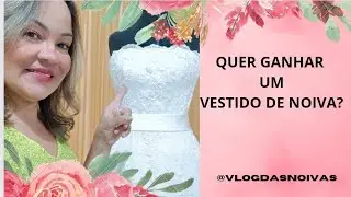 Quer ganhar esse lindo Vestido de Noiva?