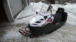 Snowmobile Buran 4 td. What's new? First trip.