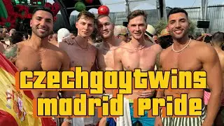 Crazy adventure of twins on Madrid Pride😋 #gay #lgbt #twins #pride #Madrid