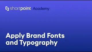 Apply brand fonts and typography to your SharePoint site