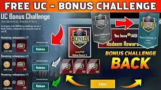Unlimited !😱 How To Get FREE UC 🤯 जल्दी देखो || BGMI New UC Bonus Challenge - Best Trick 🔥 to get UC