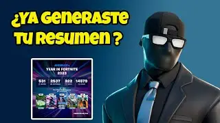 Genera tu resumen anual de fortnite #fortnite #gaming #newyear2024
