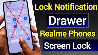 How to Disable On Lock Screen For Notification Drawer Realme |Lock Notification Panel On Lock Screen