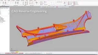 3D scan + CAD 3d modelling from scanned data. Plastic part  reverse