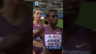 Women's 100m, Diamond League Lausanne 2024 #100mfinal #dinaashersmith #trackandfield2024