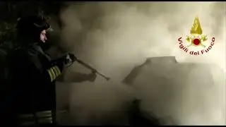 Intervento dei Vigili del Fuoco