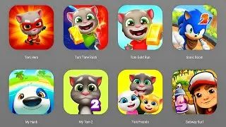 Tom Hero Dash,Tom Time Rush,Tom Gold Run,Sonic Boom,My Hank Islands,Tom & Friends,Subway Surfers