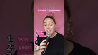 Building harmonies for I Love You Always Forever by Donna Lewis  #acapella #harmonybuilder #shorts