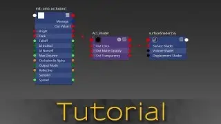 Create an Ambient Occlusion Render Layer - Maya & Mental Ray