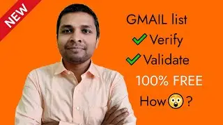 How to verify Gmail List for free | Free Bulk Gmail List Verification and Validation 😉