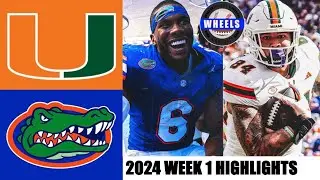#19 Miami vs Florida | Full Game Highlights | 2024 College Football Highlights