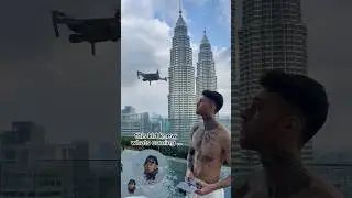 Drone 🚁Flight over Petronas Towers"#drone #kualalumpur #petronastowers  #aerial #epic #fyp