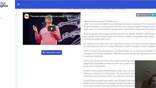 1 Click Blog Post Review - Get Original Content for your Website in Minutes - See How it Works