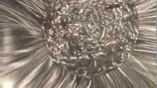 Modern Aluminum Cool art contemporary wall decor metal design light colour effect by Lubo Naydenov