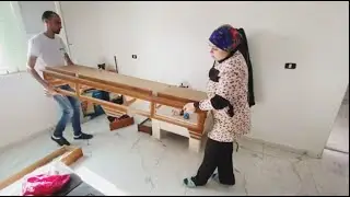جولة في بيت نوم أمي جديدةبعد الفرش خويا وزوجي يباركلهم ساعدوني 🥰 أخيرا حققت الحلم بنيت البيت