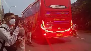 Daily Route Intercity Indonesian Bus From Bulak Kapal East Bekasi ( Part 2 )
