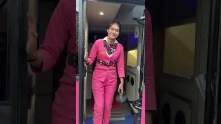 Kaget sumpah, ketemu pramugari kencana yg ini hehhe, | #busmania #pokencana #pramugaribus