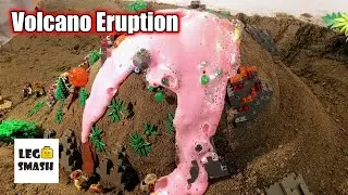 LEGO VOLCANO ERUPTION | MINING FAIL