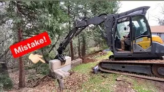 The mecalac is insane! Doing the work of two machines! More parking