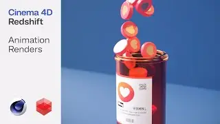 Cinema 4D + Redshift | Motion Design / Graphics | 3D Animation Renders (Instagram Renders)
