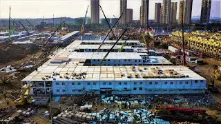 Official Timelapse of China's Coronavirus Hospital Built in 7 Days