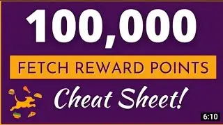 HOW TO GET THAUSANDS OF FETCH POINTS