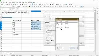 Use Wildcards in Formulas and in Find & Replace Wizard | LibreOffice Calc