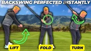LIFT FOLD TURN | The Ultimate Golf Backswing Drill | Golf Tips