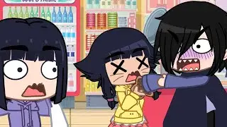 Sasuke tretou com uma crianç@ na loja