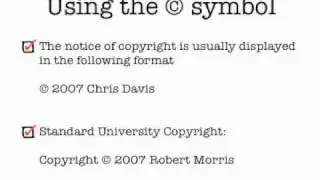 Copyright and Fair Use