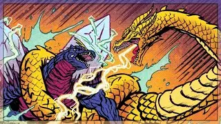 Godzilla's Greatest Rivals: King Ghidorah vs SpaceGodzilla - Comic Review