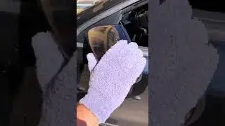 Рукавица для мойки автомобиля из микрофибры, удобная перчатка для уборки. Touchless.