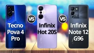 Infinix Hot 20S, Infinix Note 12 G96 o Tecno Pova 4 Pro | Cuál es el mejor celular en la gama media?