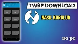 how to install twrp without computer / PERMANENT / xiaomi magisk rom root