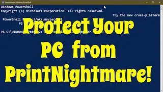 Windows 10 Security: How to Disable Print Spooler to avoid PrintNightmare Hack