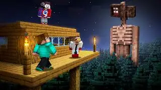 😱СИРЕНОГОЛОВЫЙ Вернулся и Мы Выжили 99 Ночей в Майнкрафт..