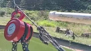 TIVE QUE INSTALAR UMA TALHA NA GAIOLA DE PEIXE
