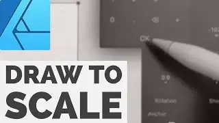 How to Draw at Real World Scale in Affinity Designer for iPad 