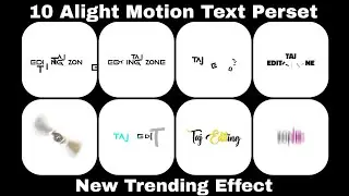 Alight Motion Text Preset 2022 || Trending Alight Motion Text Preset 2022 || New Text Preset #10