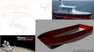 leçon N°01 Rhinoceros ( plan de forme d'un bateau ) / Rhino boat (ship)