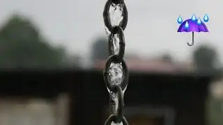 ☔ Som de Chuva Forte no Quintal de Casa (Para Dormir, Relaxar e Acalmar a Ansiedade)