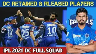IPL 2021 : DC Retained & Released Players List | Full List Of DC Released & Retained Players