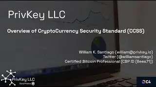 Overview of CryptoCurrency Security Standard CCSS