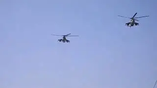 Воздушный парад в Новосибирске из кабины пилота