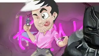 dipingere Black Panter- MARVEL UNITED-speed painting