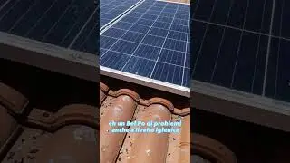 Proteggere i pannelli fotovoltaici su un tetto a falda