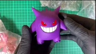 BANDAI POKEMON SCALE WORD (LEAF, PIXY & GENGAR) & (GREEN & WINDSY) LIMITED EDITION UNBOXING